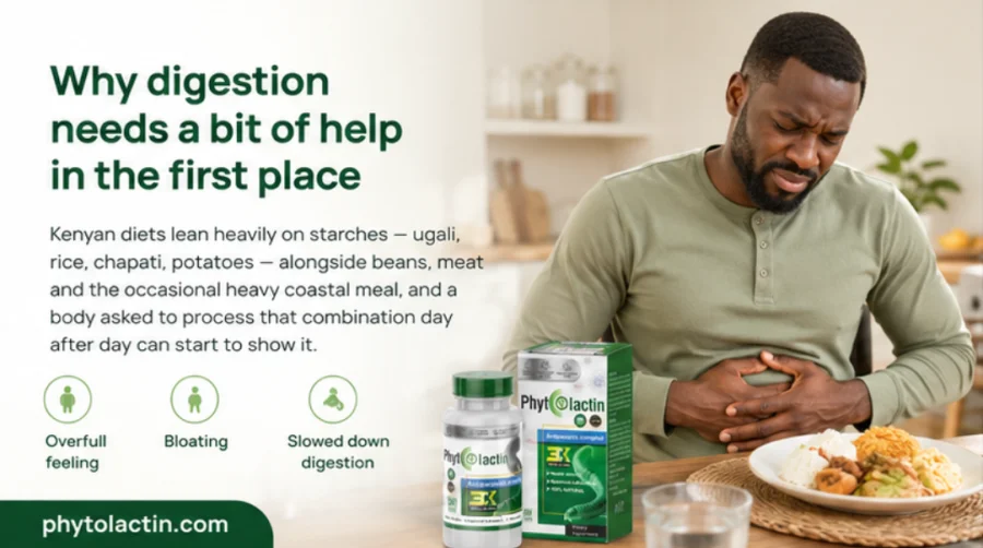 Everyday digestive discomfort that Phytolactin is taken for
